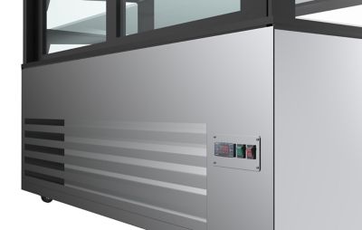 Image showing  71 in. Refrigerated Bakery Display Case for Cakes, Stainless Steel Frame, 30 cu. ft., RBD30C