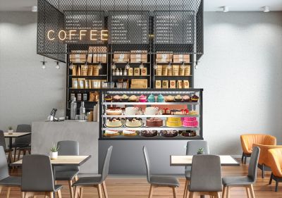 Image showing  71 in. Refrigerated Bakery Display Case for Cakes, Stainless Steel Frame, 30 cu. ft., RBD30C