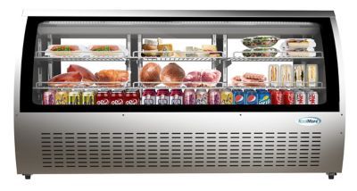 KoolMore 82 in. Deli Display Refrigerator - 32 cu. ft., RD32C-SS