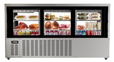 Image showing  82 in. Deli Display Refrigerator - 32 cu. ft., RD32C-SS
