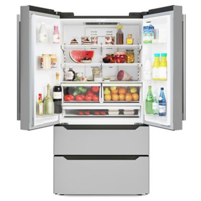 Image showing  22.5 cu. ft. French Door Refrigerator with Ice Maker and Deep Freezer, RERFDSS-22C