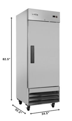 Image showing 9 th KoolMore 29 in. One-Door Reach-In Freezer 23 cu. ft., RIF-1D-SS