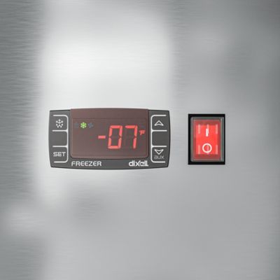 Image showing  29 in. Commercial Stainless Steel Solid Half Door Reach-In Freezer 23 cu. ft., RIF-1D-SSHD