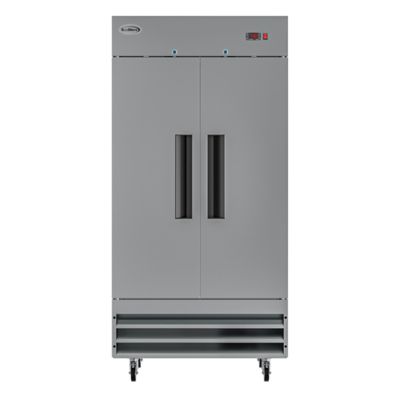 KoolMore 39 in. Commercial Stainless Steel 2-Door Reach-In Freezer, 35 cu. ft., RIF-2D-SS35C