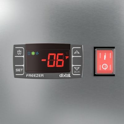 Image showing  35 cu. ft. 39 in. Commercial Stainless Steel 2-Door Reach-In Freezer