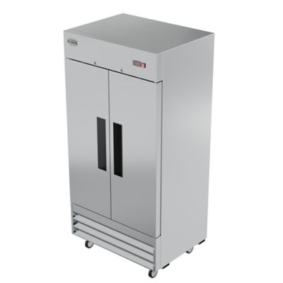 Image showing  35 cu. ft. 39 in. Commercial Stainless Steel 2-Door Reach-In Freezer