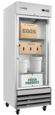 Image showing 8 th KoolMore 29 in. One-Door Reach-In Refrigerator - 21 cu. ft., RIR-1D-GD