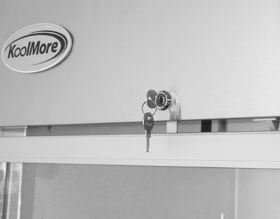 Image showing 9 th KoolMore 29 in. One-Door Reach-In Refrigerator - 21 cu. ft., RIR-1D-GD