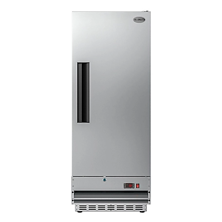 KoolMore 25 in. Commercial Stainless Steel 1-Door Reach-In Refrigerator, 12 cu. ft., RIR-1D-SS12C