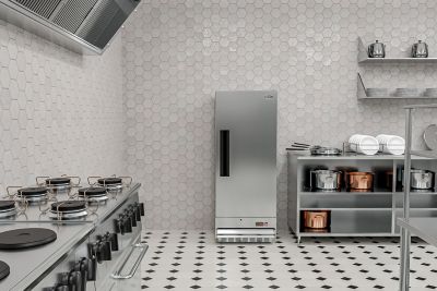 Image showing  25 in. Commercial Stainless Steel 1-Door Reach-In Refrigerator, 12 cu. ft., RIR-1D-SS12C