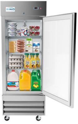 Image showing  29 in. One-Door Reach-In Refrigerator - 15.5 cu. ft., RIR-1D-SS-19C