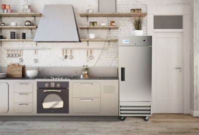 Image showing  29 in. One-Door Reach-In Refrigerator - 15.5 cu. ft., RIR-1D-SS-19C