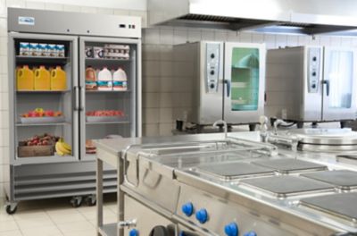 Image showing  54 in. Two-Door Reach-In Refrigerator - 47 cu. ft., RIR-2D-GD