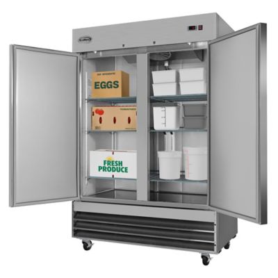 Image showing  54 in. Two-Door Reach-In Refrigerator - 47 cu. ft., RIR-2D-SS