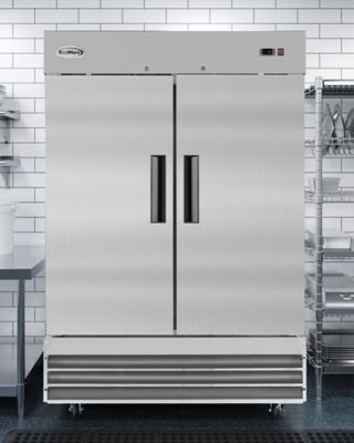 Image showing  54 in. Two-Door Reach-In Refrigerator - 47 cu. ft., RIR-2D-SS