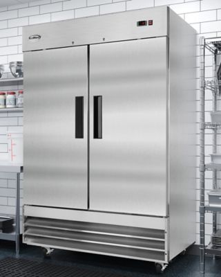 Image showing  54 in. Two-Door Reach-In Refrigerator - 47 cu. ft., RIR-2D-SS