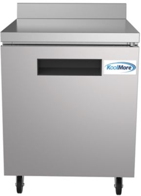 KoolMore 27 in. One-Door Worktop Refrigerator with 3.5 in. Backsplash - 6.3 cu. ft., RWT-1D-6C