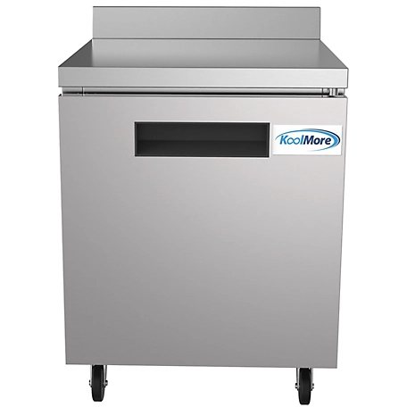 KoolMore 27 in. One-Door Worktop Refrigerator with 3.5 in. Backsplash - 6.3 cu. ft., RWT-1D-6C