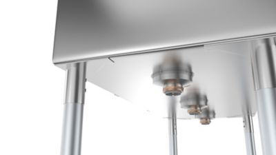 Image showing 6 th KoolMore 55 in. Three Compartment Stainless Steel Commercial Sink with Drainboard