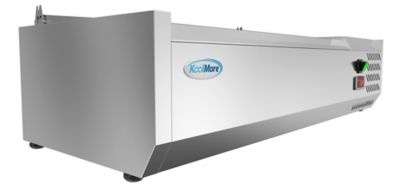 Image showing  40 in. Three Pan Refrigerated Countertop Condiment Prep Station, SCDC-3P-SG