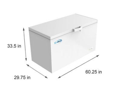 Image showing  60 in. Commercial Chest Freezer 15.9 cu. ft., SCF-16C
