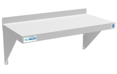 KoolMore 12 in. x 24 in. 18 Gauge Stainless Steel Heavy Duty Wall Shelf, WMSH 1224