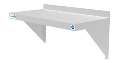 Image showing 5 th KoolMore 12 in. x 24 in. 18 Gauge Stainless Steel Heavy Duty Wall Shelf, WMSH 1224