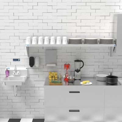 Image showing  12 x 60 in. 18 Gauge Stainless Steel Heavy Duty Wall Shelf, WMSH 1260