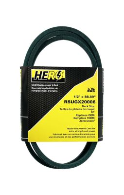 Hero 42 in. Premium OEM Replacement Transmission Drive Belt John Deere GX20006 at Tractor Supply Co