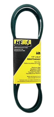 Hero 42 in. Premium OEM Replacement Mower PTO Belt 7540497