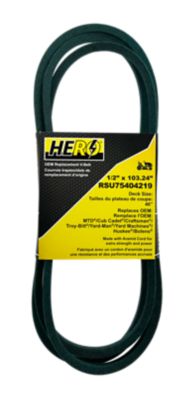 Hero 46 in. Premium OEM Replacement Mower Deck Belt 75404219