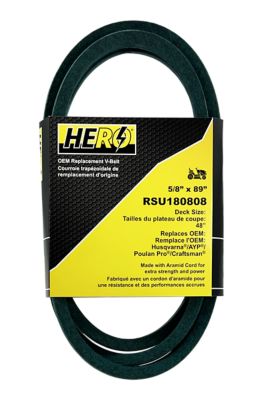 Hero 48 in. Premium OEM Replacement Mower Drive Belt 180808