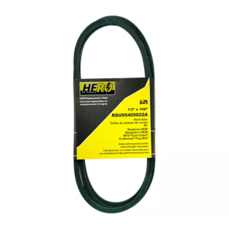 Hero Premium OEM Replacement Belt for 46 in Mower Deck 95405022A Mower Belts