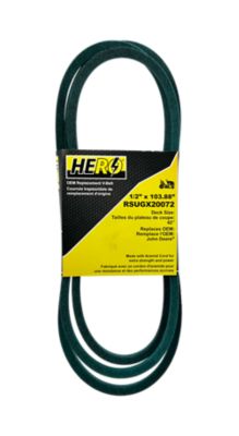 Hero 42 in. Premium OEM Replacement Mower Drive Belt GX20072