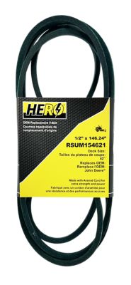 Hero 42 in. OEM Replacement Mower Deck Belt M154621 at Tractor Supply Co