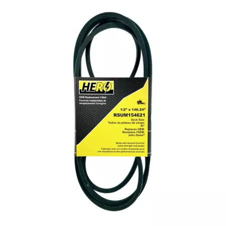 Hero OEM Replacement Belt for 42 in Mower Deck M154621 Mower Belts