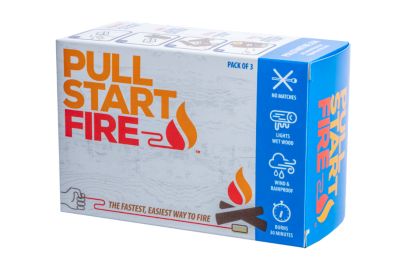 PULL START FIRE Firestarter, 3 pk.