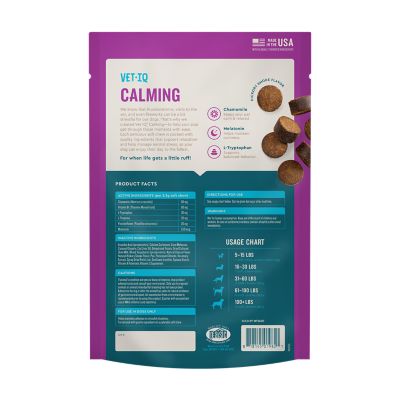 Image showing  Soft Chewable Calming Supplements for Dogs, Hickory Smoke Flavor, 7.4 oz., 60 ct.