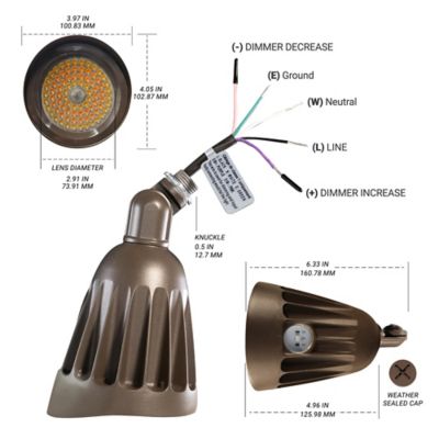 Image showing  25W Bronze Bullet Spotlight