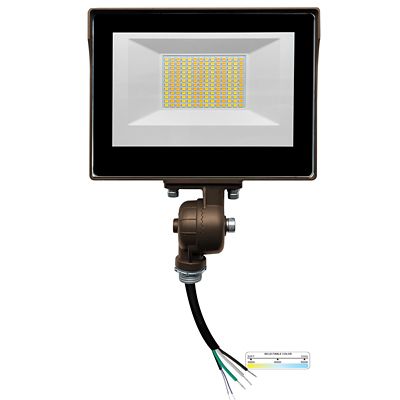 NUWATT 25 Watt 3Ct pc. Bronze Flood Light