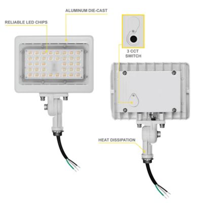 Image showing  15 Watt 3Cct White Flood Light
