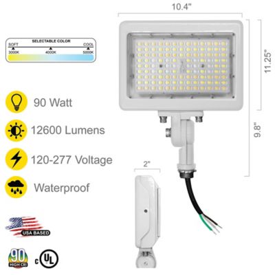 Image showing  90 Watt 3Cct White Flood Light