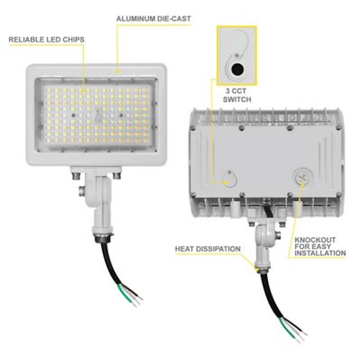 Image showing  90 Watt 3Cct White Flood Light