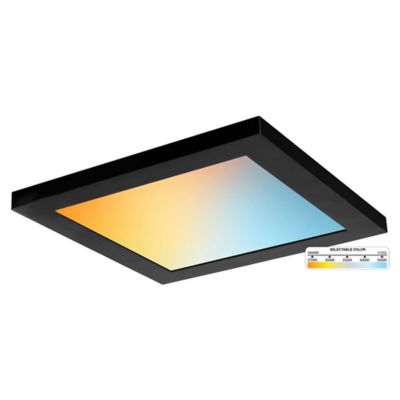 NUWATT 1x1 Black Led Surface Mount Panel 18W