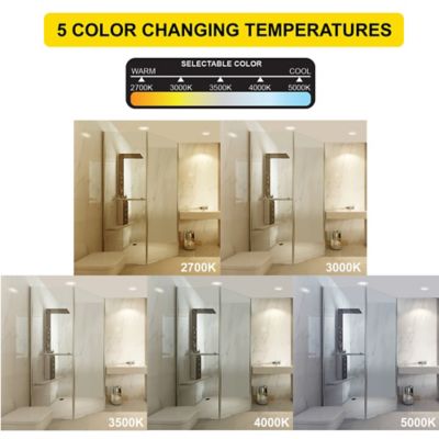 Image showing 5 th NUWATT 1x1 White Led Surface Mount Panel 18W