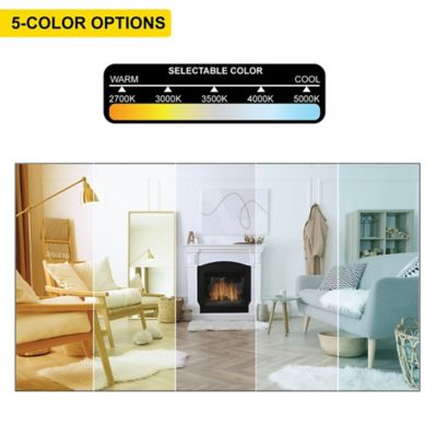 Image showing 5 th NUWATT 1x2 Black Led Surface Mount Panel 22W