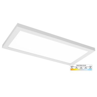 NUWATT 1X2 White Led Surface Mount Panel 22W