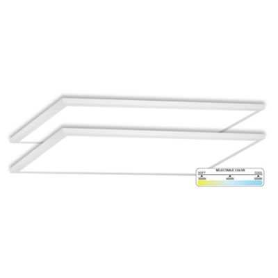 NUWATT 2x4 White Led Surface Mount Panel 50W 2P