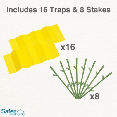Image showing 7 th Safer Home Houseplant Sticky Stakes