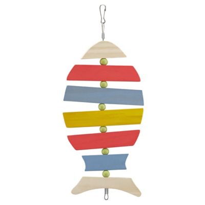 ImPECKables Hanging Fish-Shaped Pecking Toy for Chickens